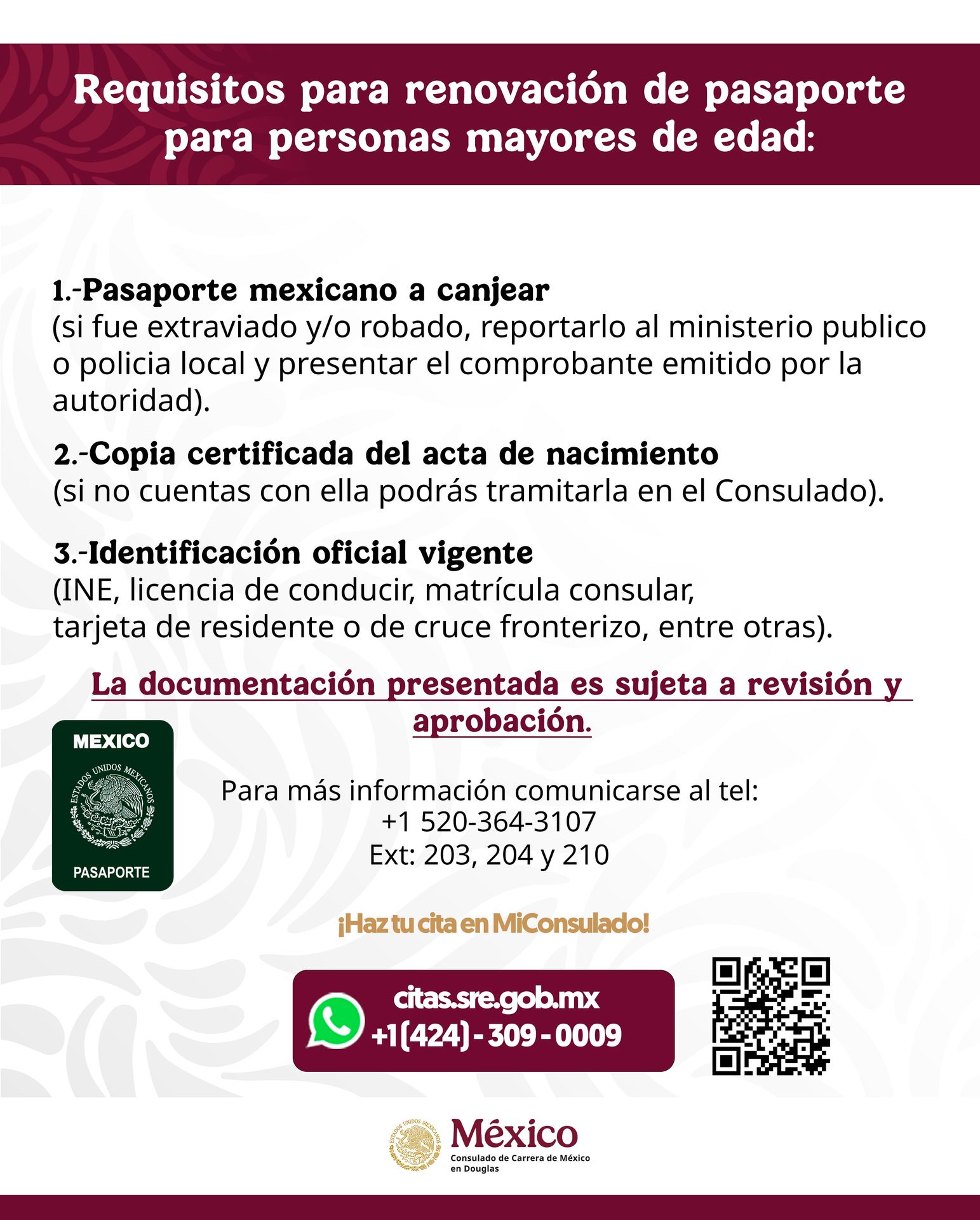 Consulmex - Tramita tu pasaporte en #ConsulMexDouglas. Conoce los ...
