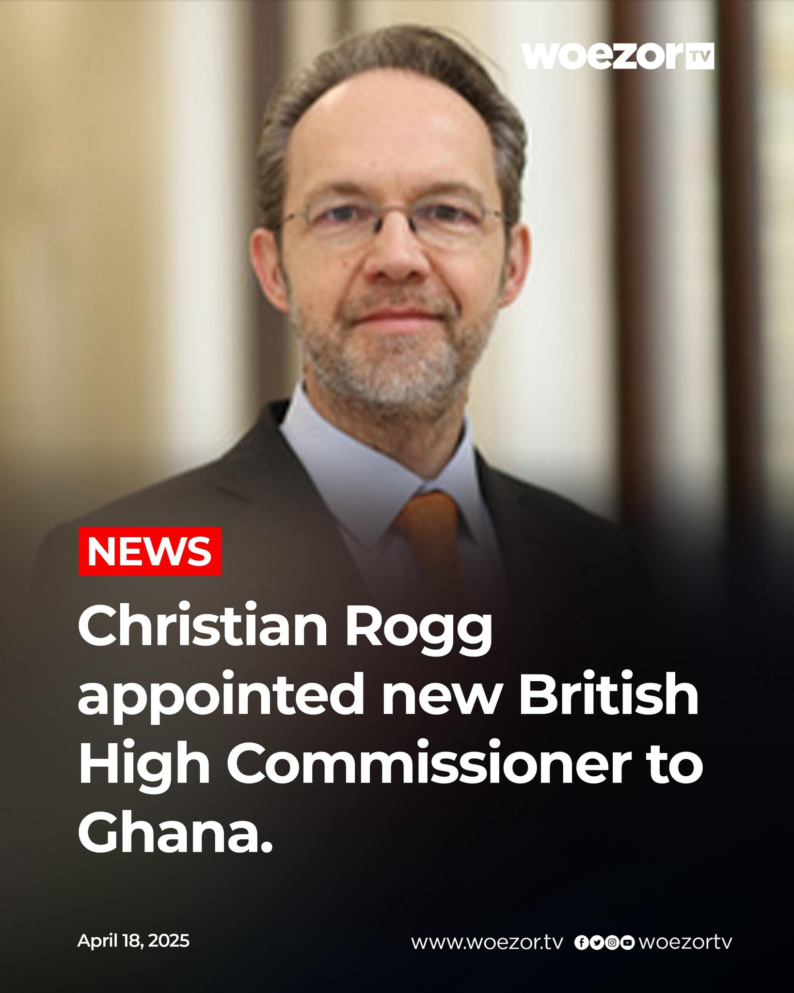 WoezorTV - Christian Rogg has been appointed as the new British High ...
