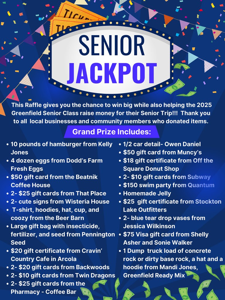 Greenfield - The GHS Class of 2025 is raising money for their senior ...