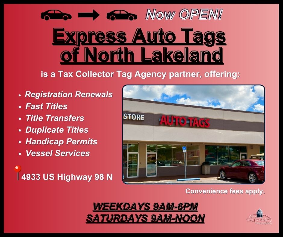 N... - Joe G. Tedder, Tax Collector for Polk County, Davenport | Facebook