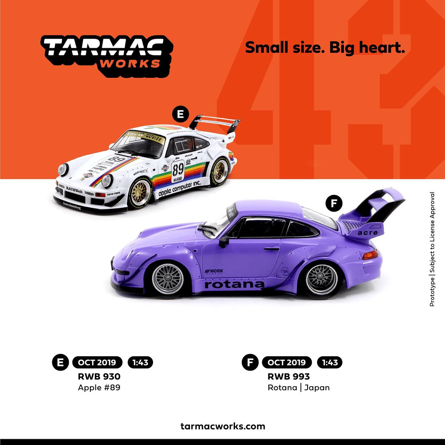 Tarmac - New Model Announcement: RWB930 and RWB993 in 1/43 scale