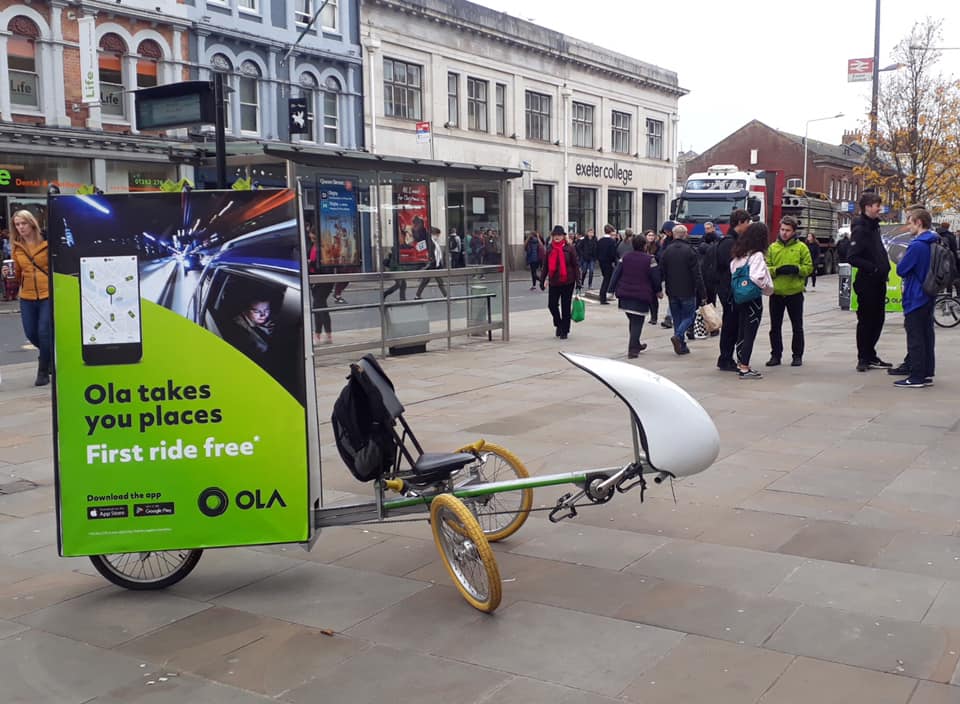 Ola’s campaign has moved further... - Alternative Advertising | Facebook