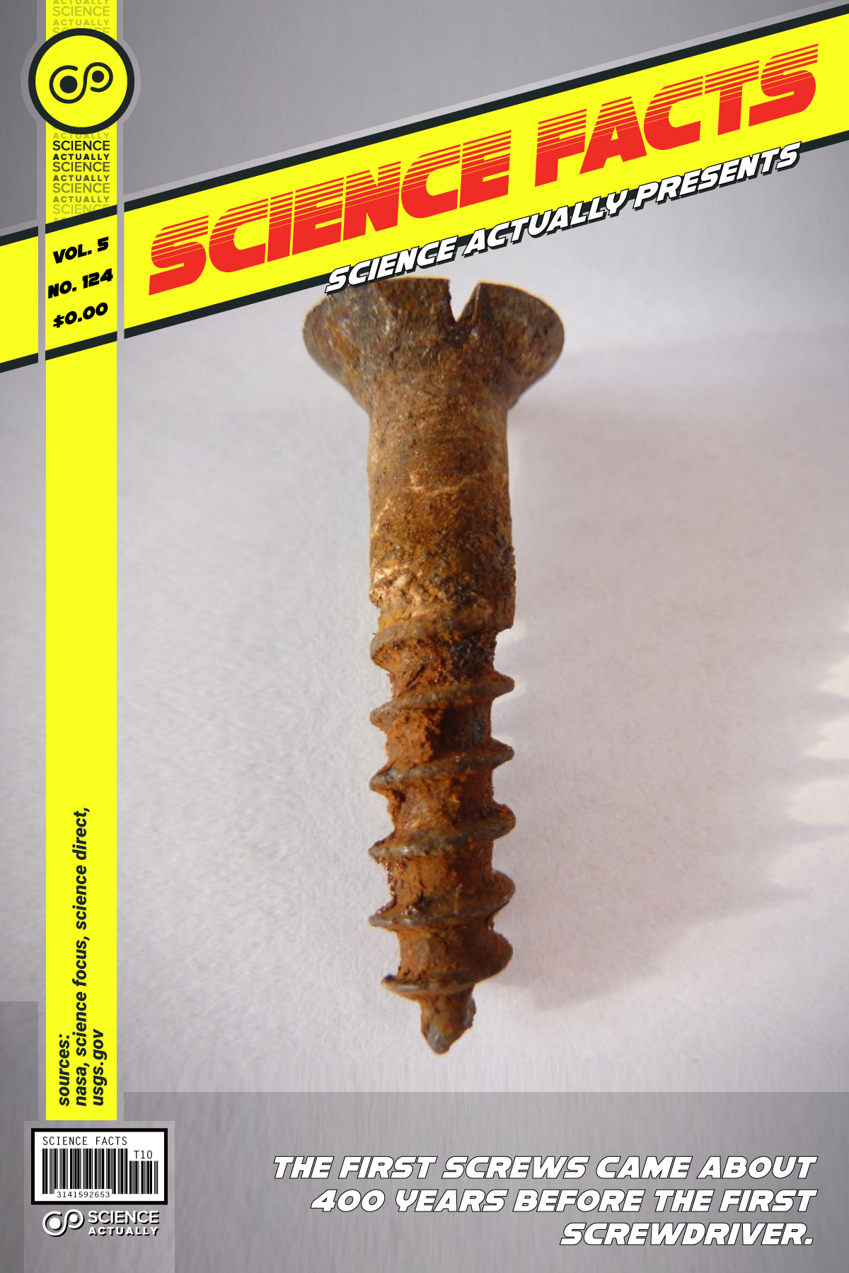 Science, - The first screws came about ~400 years before the first ...