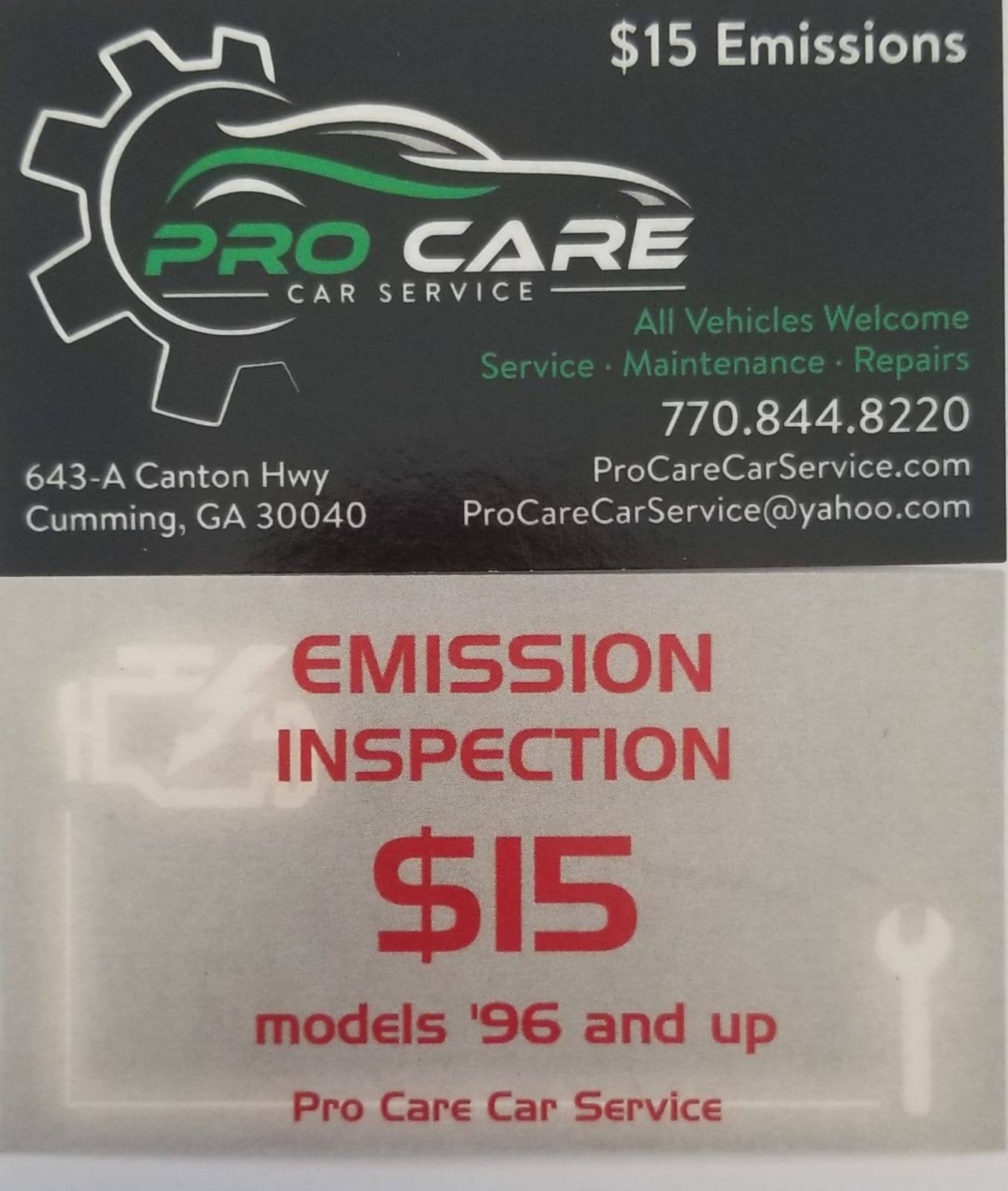 Pro care auto sales | Cumming GA