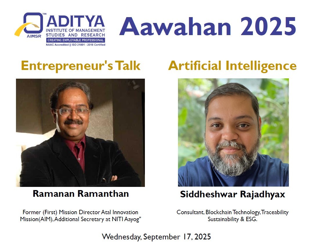 🚀... - Aditya Institute of Management Studies and Research | Facebook