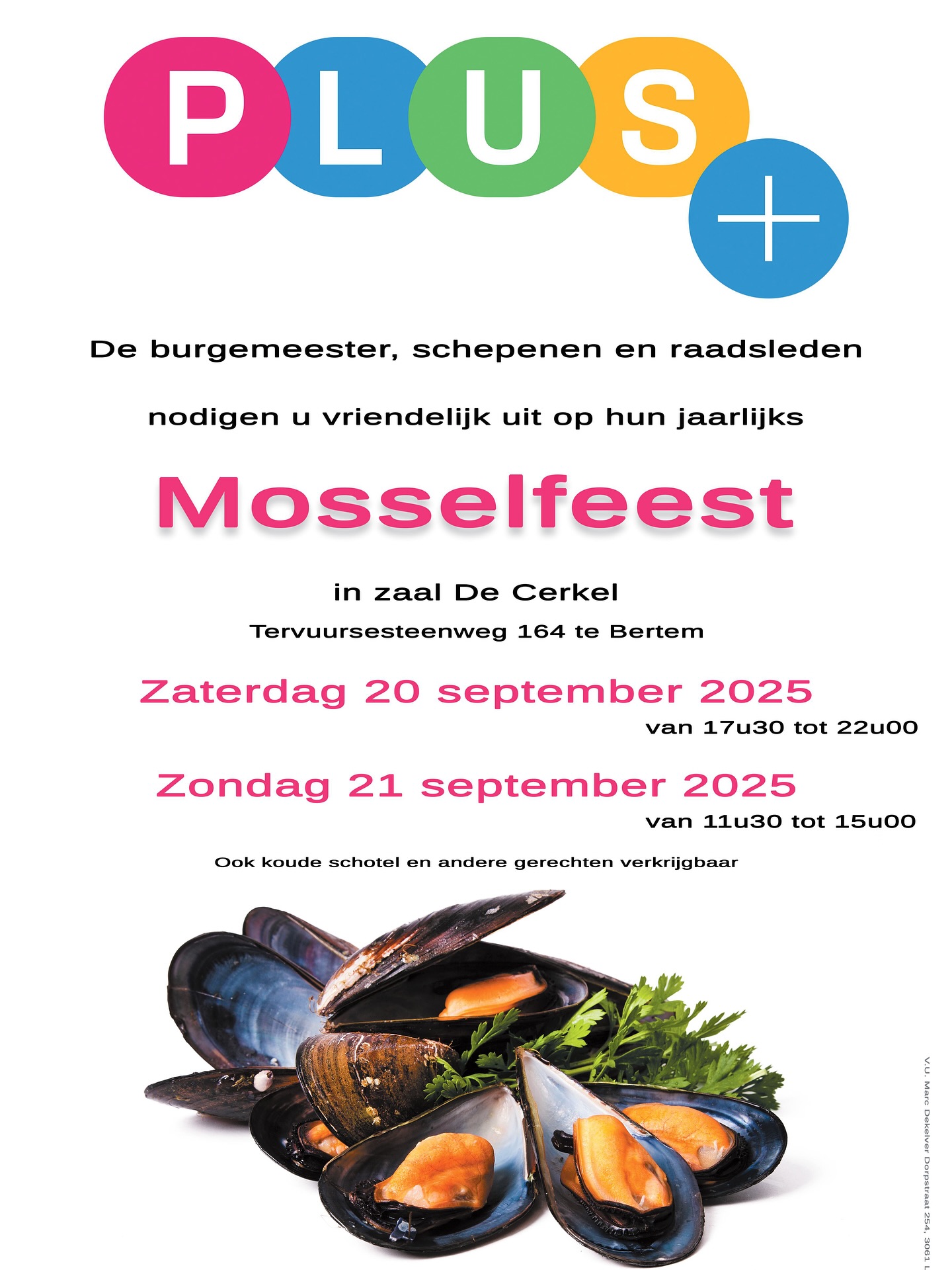 Mosselfeest PLUS Bertem, Leefdaal, Korbeek-Dijle