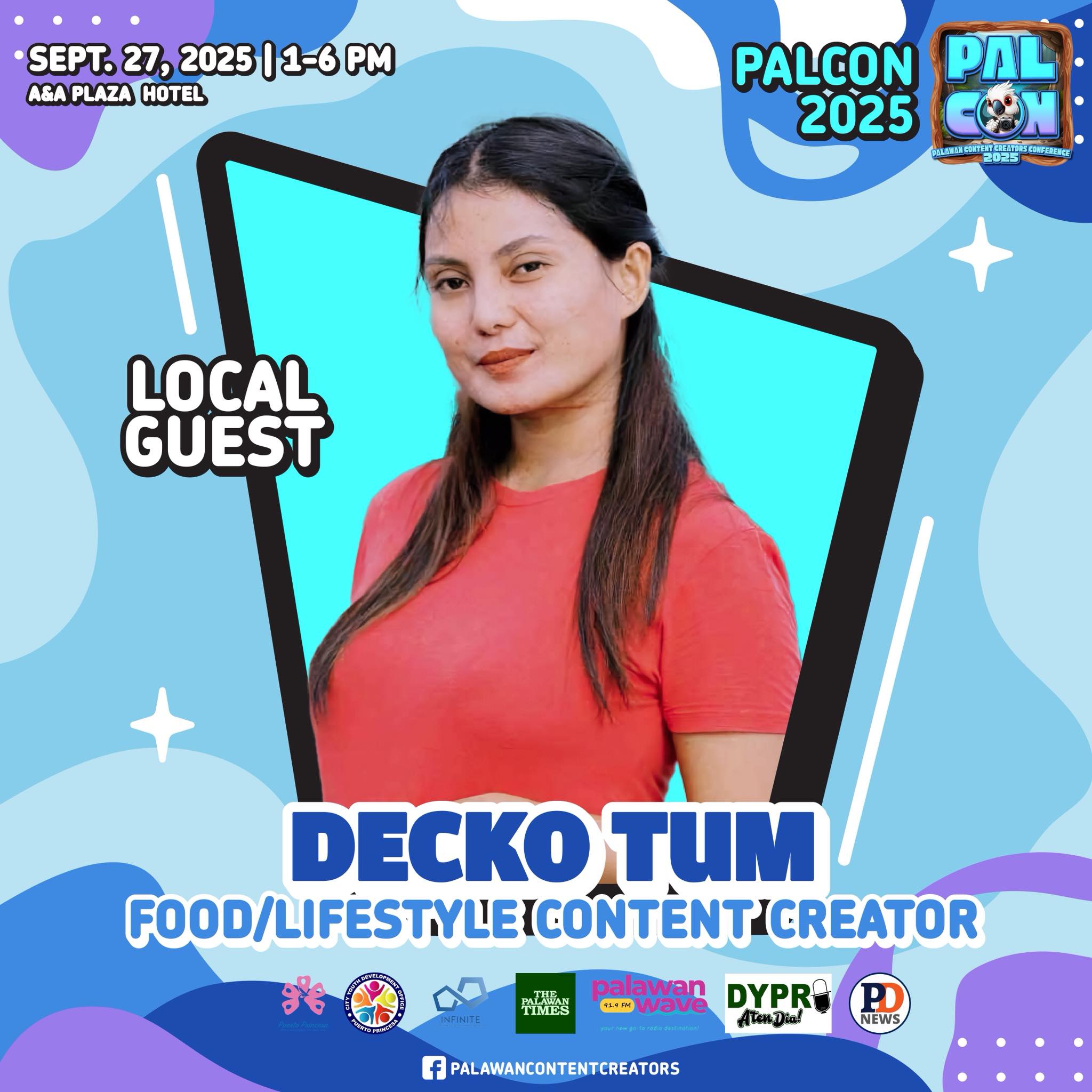 Meet our local guest speaker in... - Palawan Content Creators | Facebook