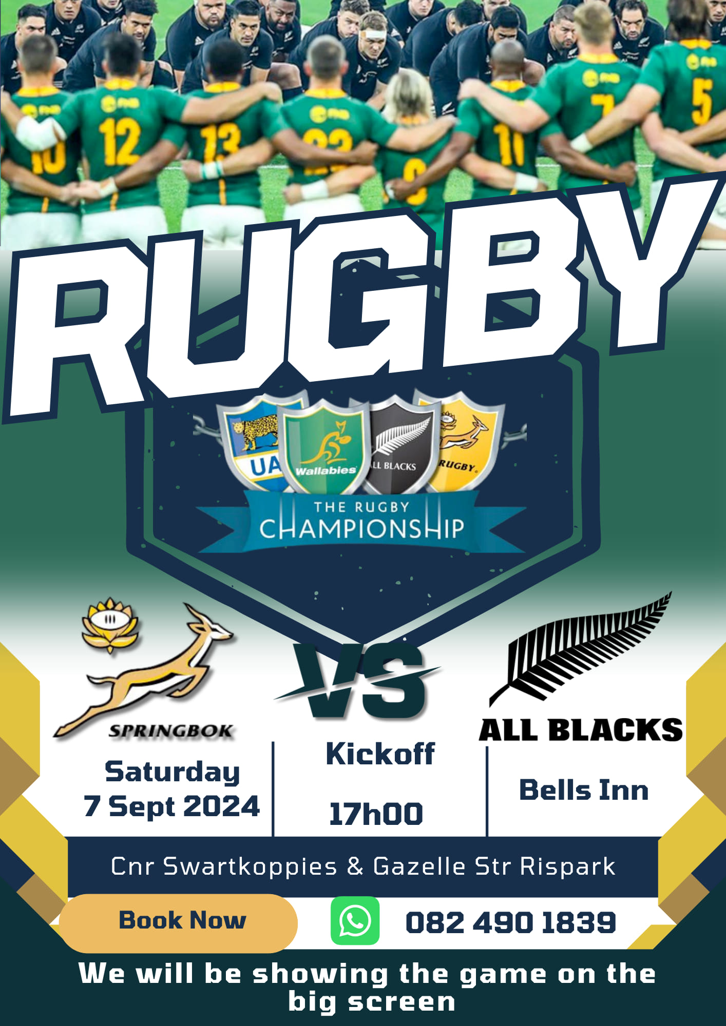 Bells Inn - 🌍🏉 The ultimate rugby clash is here!... | Facebook