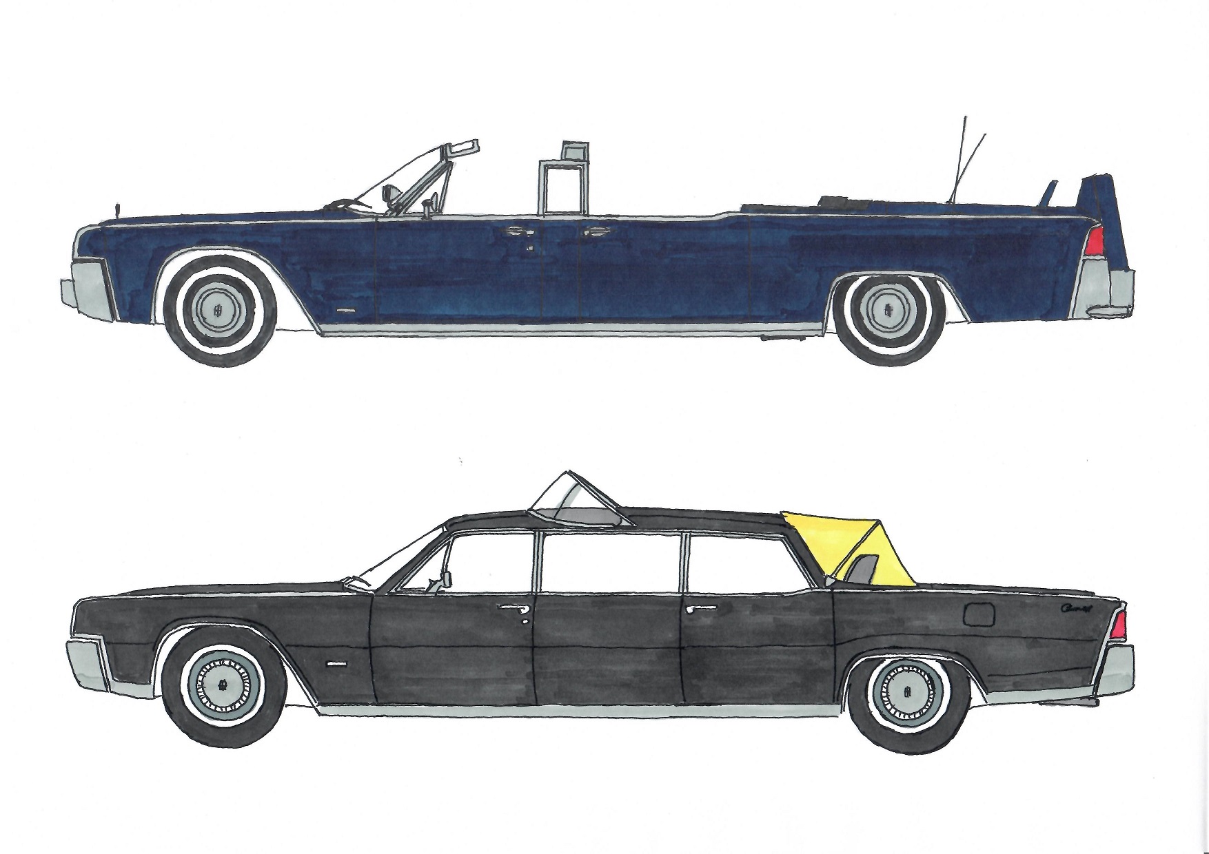 JFK's 1961 Lincoln Continental X100 parade limo