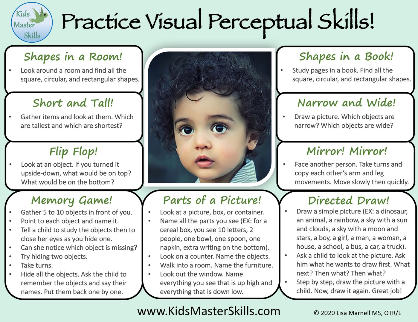Kids - Visual perceptual skills allow children to make sense of visual ...