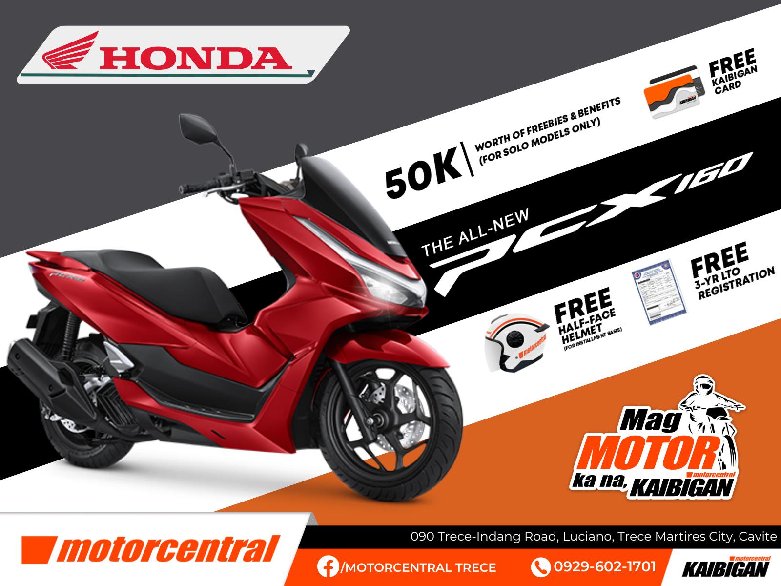 Motorcentral - The all-new HONDA PCX(CBS) available for CASH ...