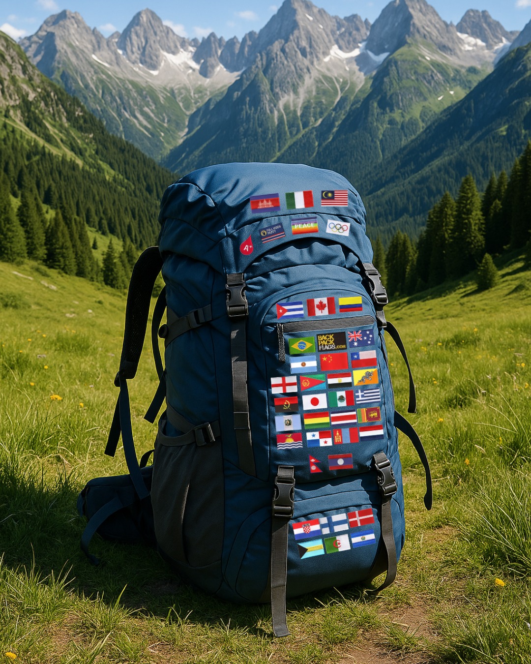 backpack with travel patches Classic Patches: Large Size by Mammoth Headwear percent nylon and is certain to serve your active lifestyle for years to come DIY Cute Backpack With Patches