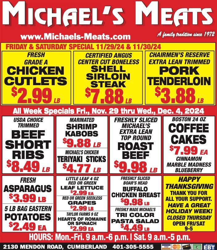 Michael's Meats | Cumberland RI