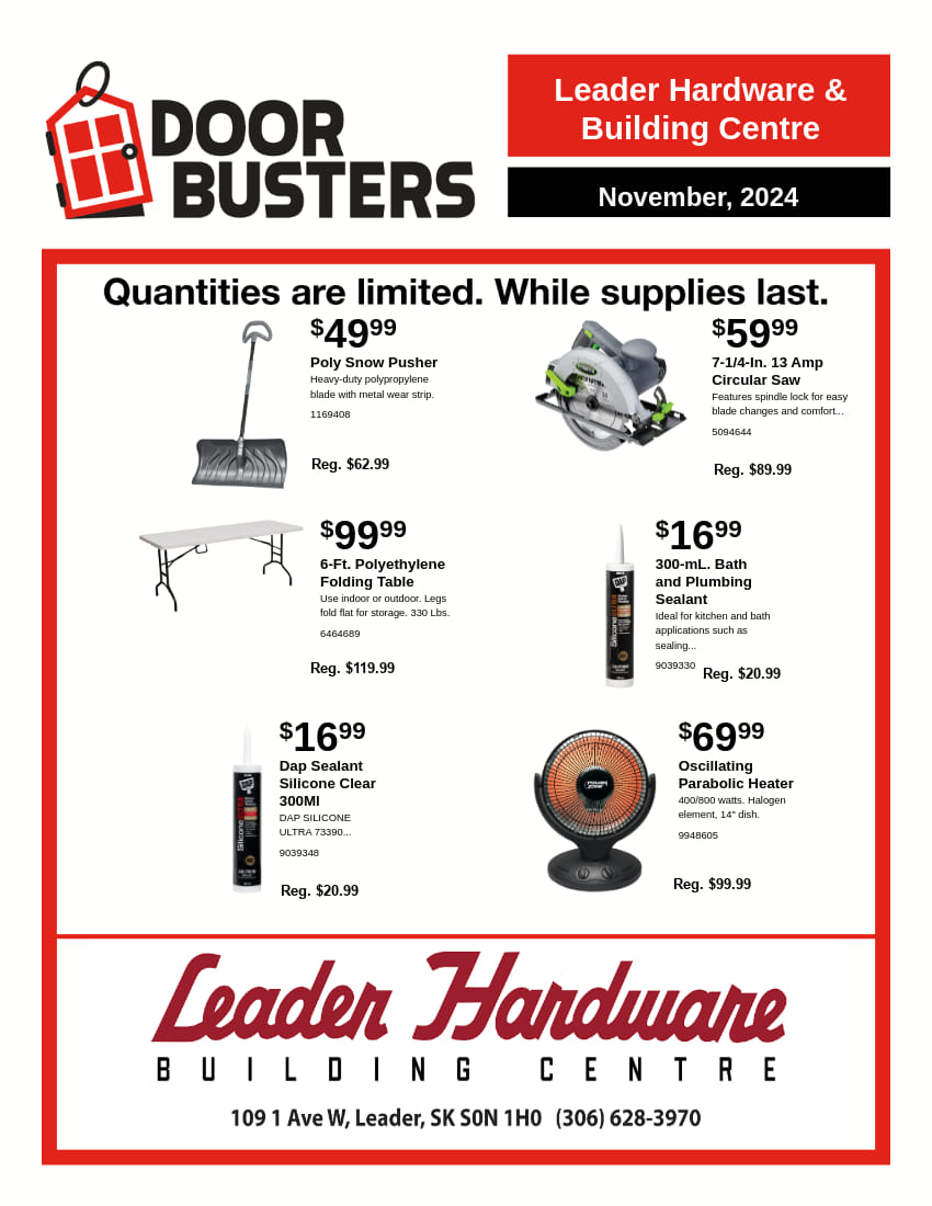 Leader Hardware and Building Centre | Leader SK