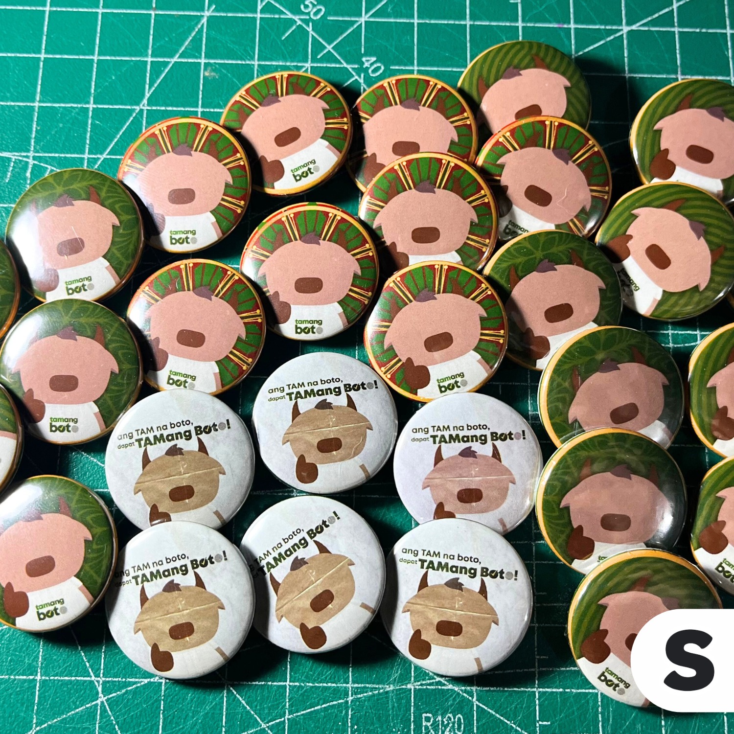 stickermo - 25mm Glossy Button Pin Badges Thank you... | Facebook