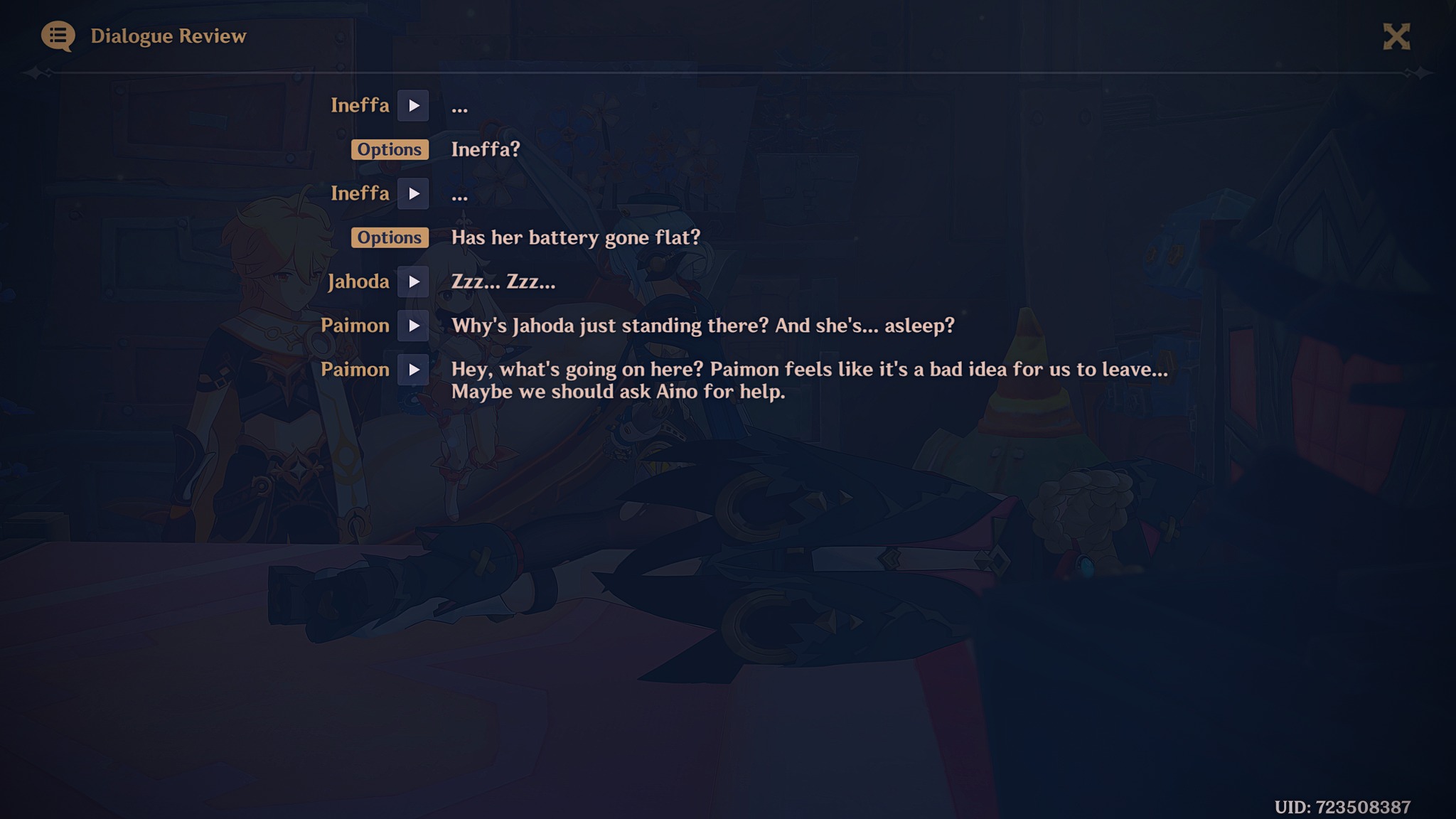 Genshin Impact community | Hmm anyone else notice the glaring mistake ...