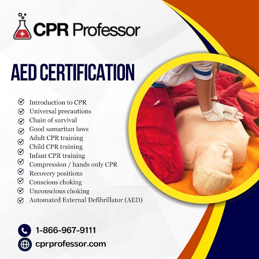 CPR - Ensure you're prepared for emergencies with AED certification ...