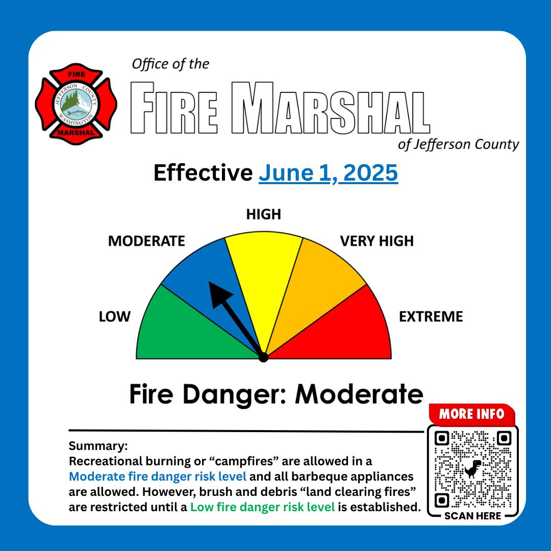 🔥 FIRE DANGER UPDATE –... - Jefferson County, WA Government | Facebook