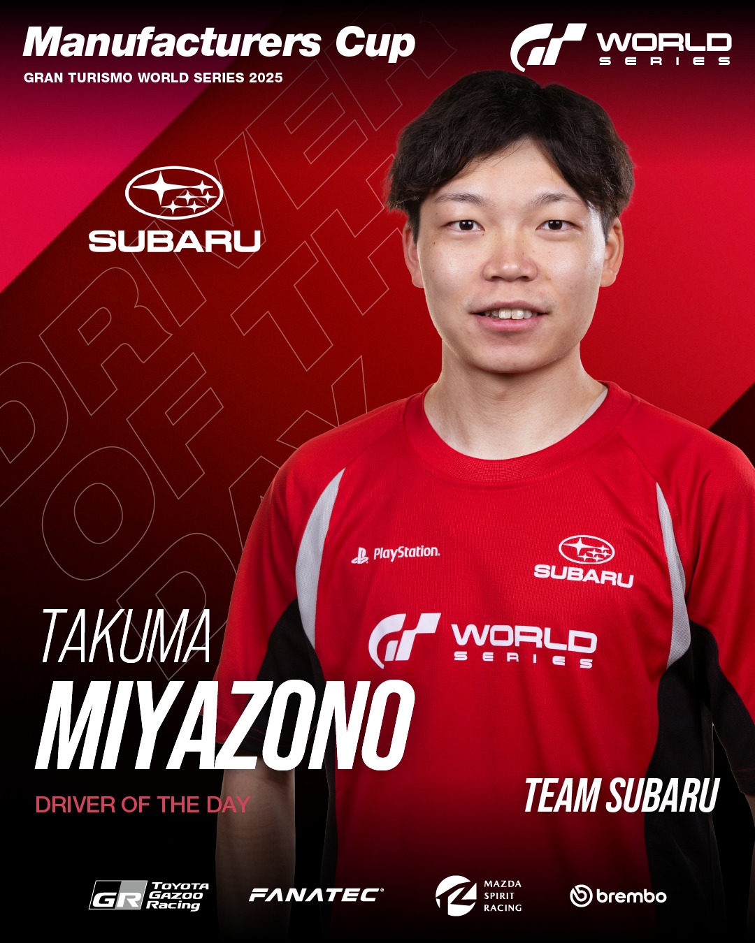 Your Michelin Driver of the Day is Takuma Miyazono! #GT7