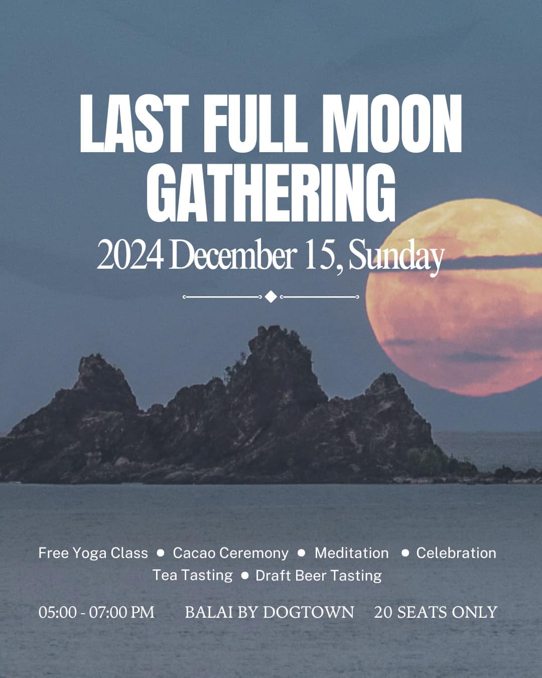Balai - Gather. Connect. Celebrate. 🌕 What better way to honor the year ...