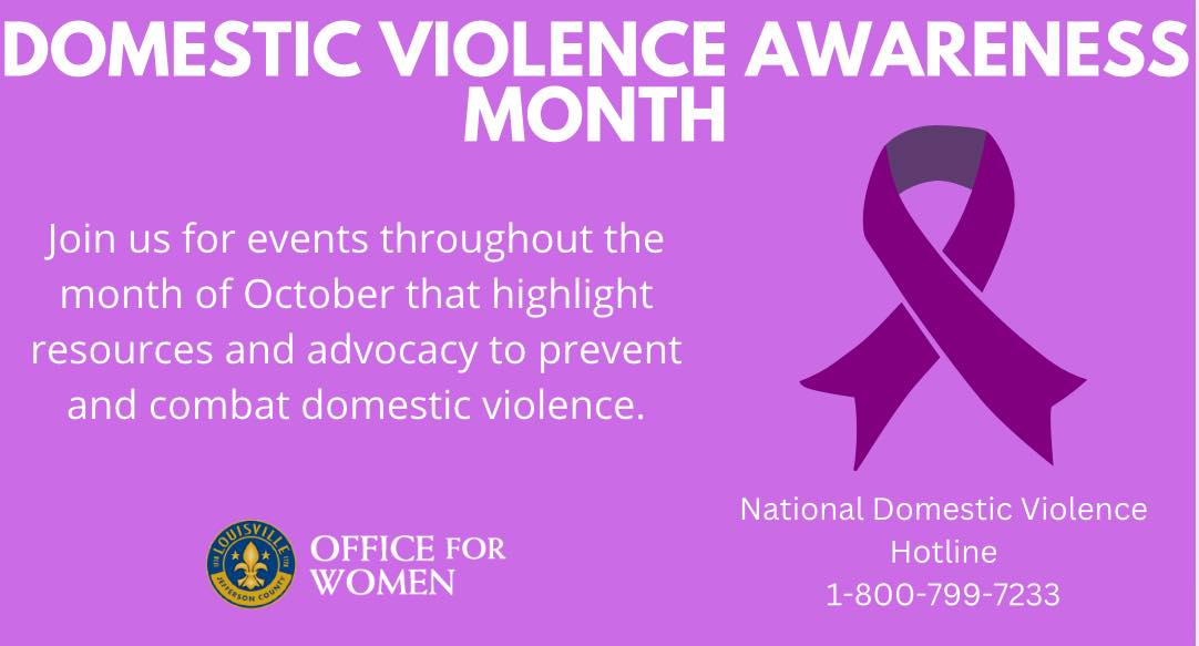 OFW - October is Domestic Violence Awareness Month. This month we raise ...