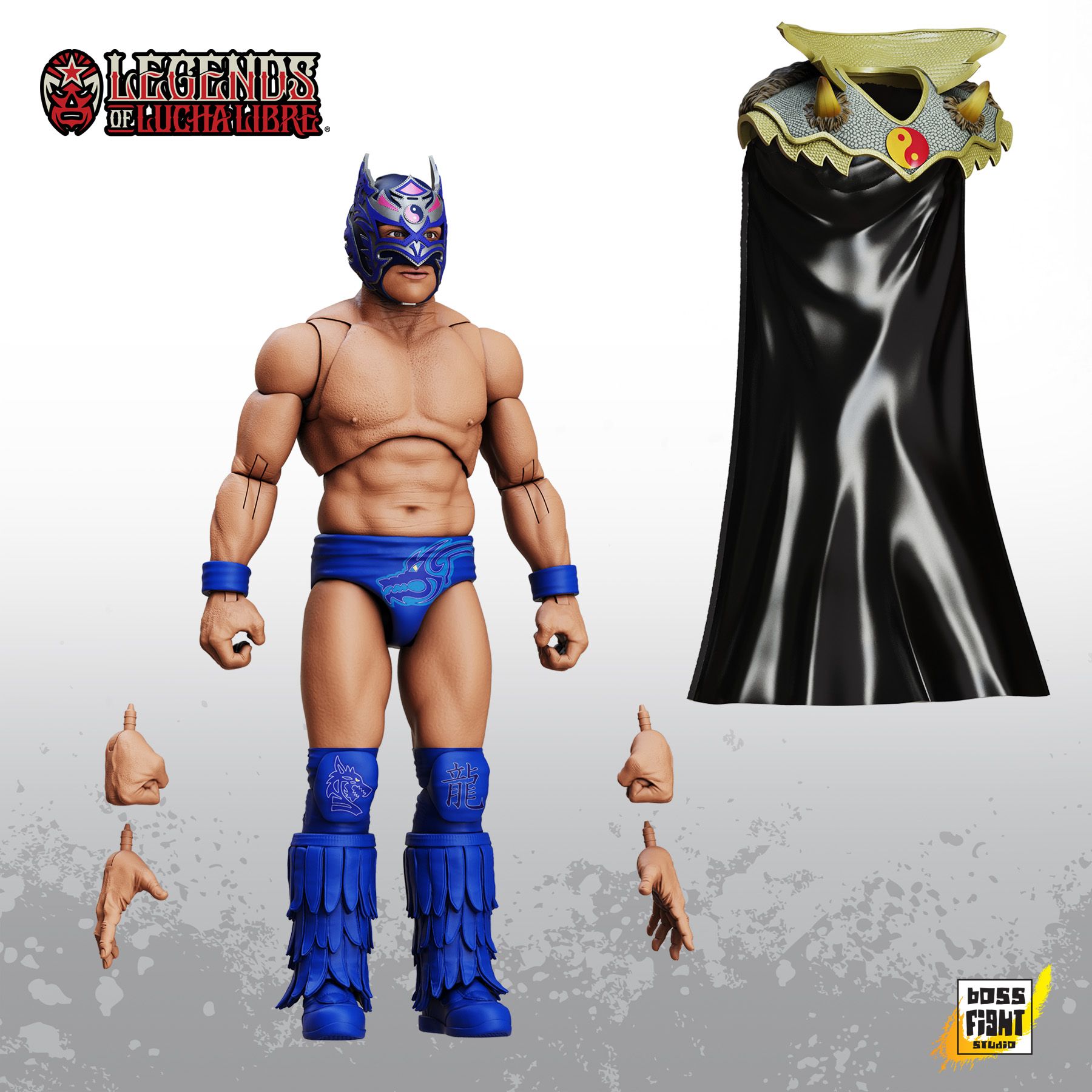 Legends of Lucha Libre Premium Wave 4 features Rush, Dralístico