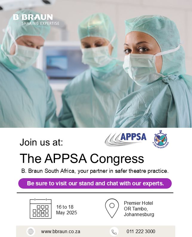 B. Braun - B. Braun South Africa is proud to be part of the APPSA ...