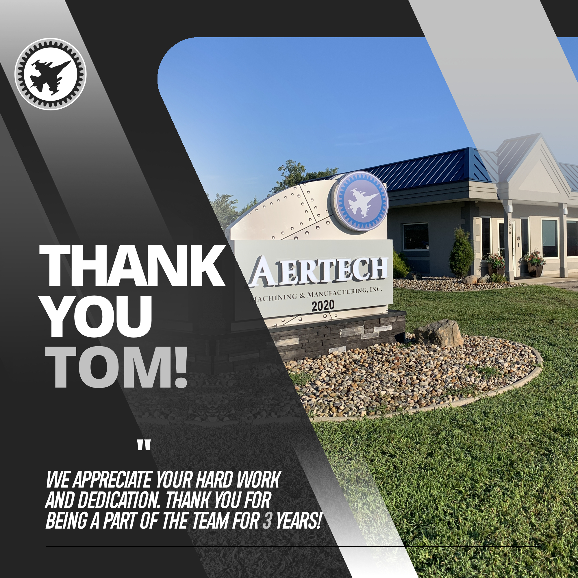 Aertech - Happy 3rd Anniversary, Tom! 👏 We are thrilled to celebrate ...
