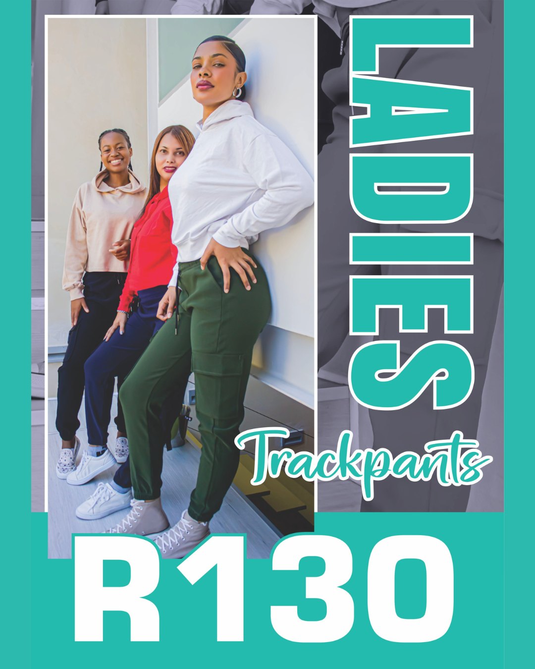 Comfy and versatile for any activity 😍 Ladies Track pants