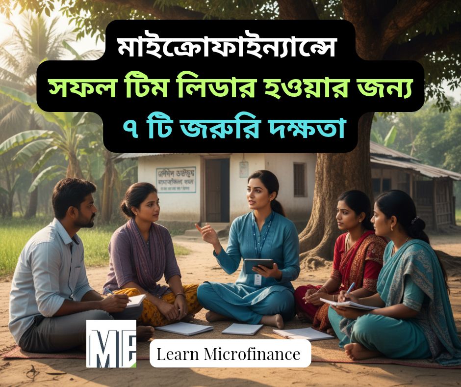 একজন কার্যকর টিম লিডার শুধু নির্দেশ... - Learn microfinance | Facebook