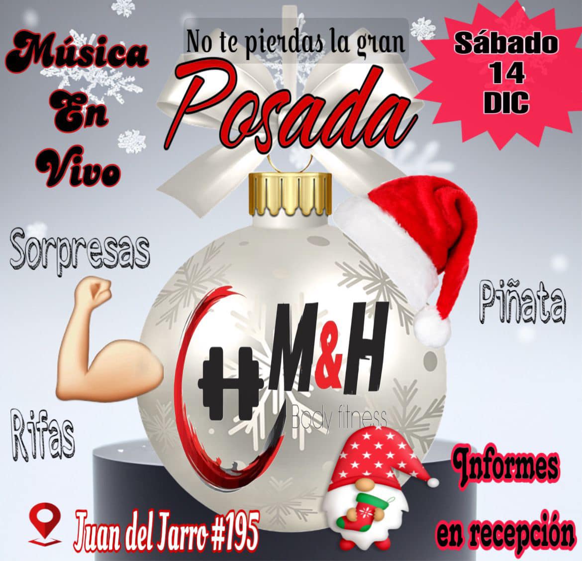 M&H - M&h body fitness y M&h body fitness soledad Les hace una cordial ...