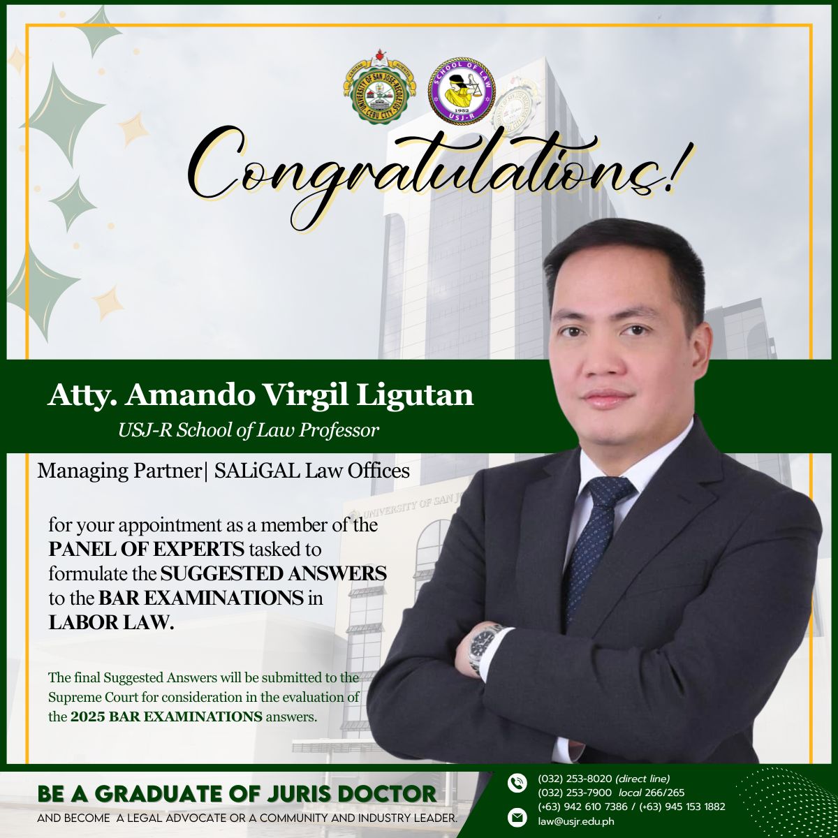 University... - University of San Jose-Recoletos School of Law