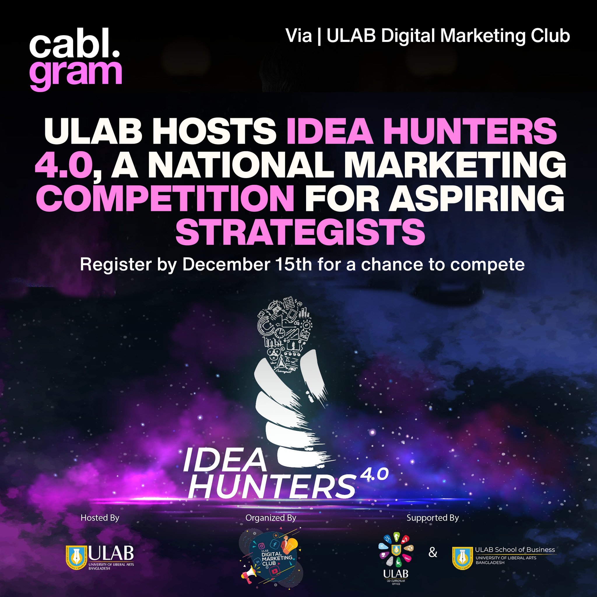Cablgram - 💡 The ULAB Digital Marketing Club has launched...