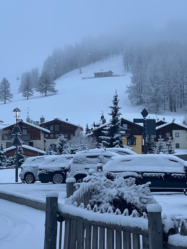Passione - Buongiorno da Livigno con il magico risveglio di ieri, un ...