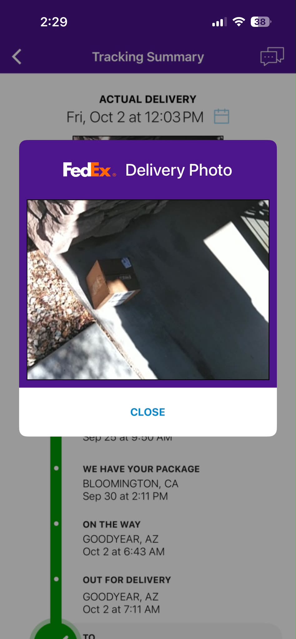 Was package for Danielle Marino delivered to wrong house in