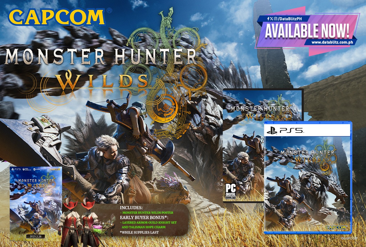 DataBlitz - 𝐋𝐄𝐓 𝐓𝐇𝐄 𝐇𝐔𝐍𝐓 𝐁𝐄𝐆𝐈𝐍! 🏹🔥 Monster Hunter Wilds... | Facebook
