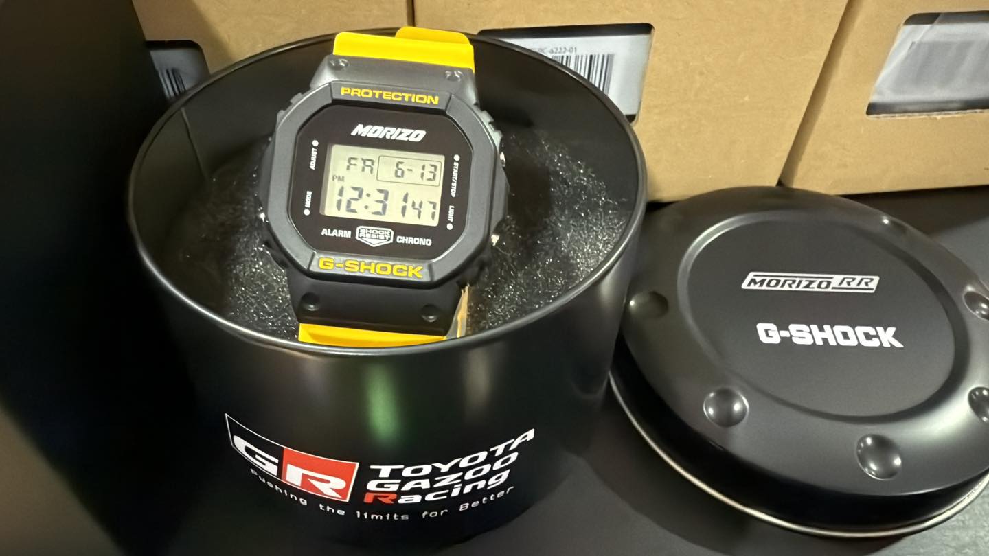速度！首批火速空運到貨！ TOYOTA GAZOO Racing x G-Shock x Morizo