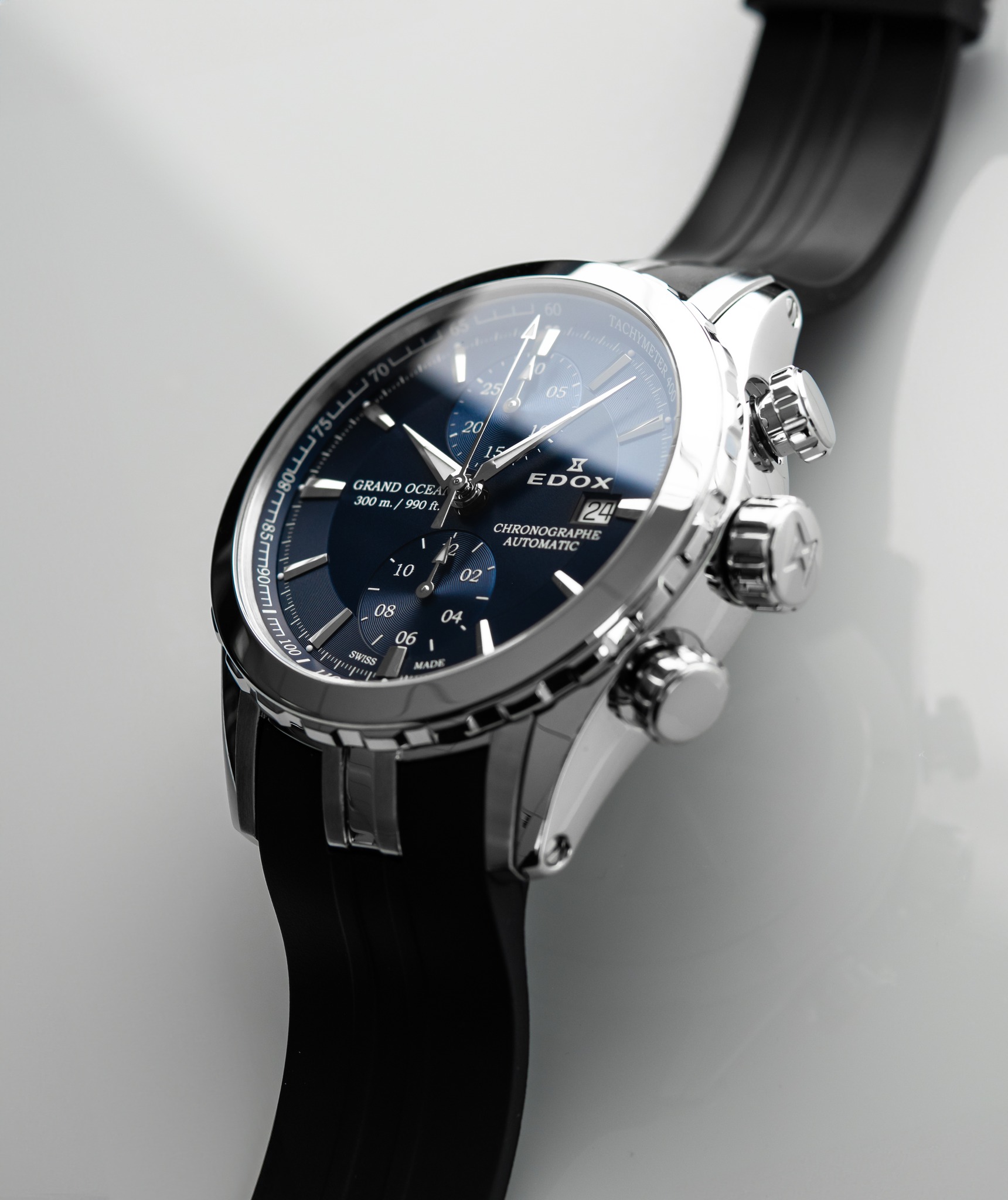 GRAND OCEAN CHRONOGRAPH AUTOMATIC The Edox Grand Ocean Chronograph
