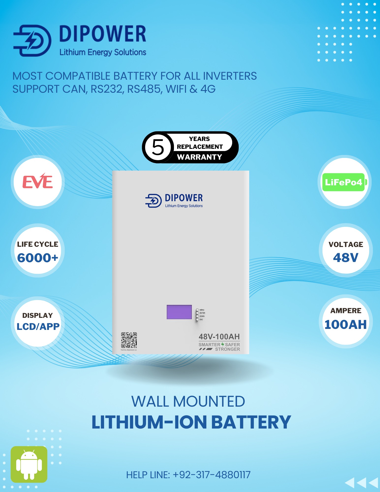 Dipower Lithium Batteries | Lahore