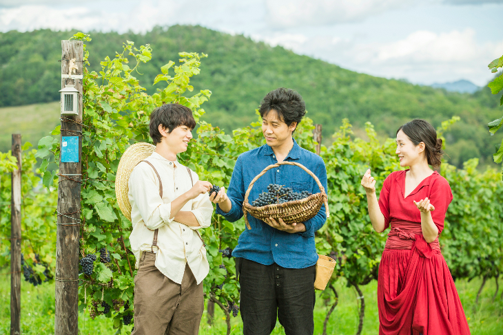 映画『ぶどうのなみだ』 - 『ぶどうのなみだ』の衣装をイメージした 