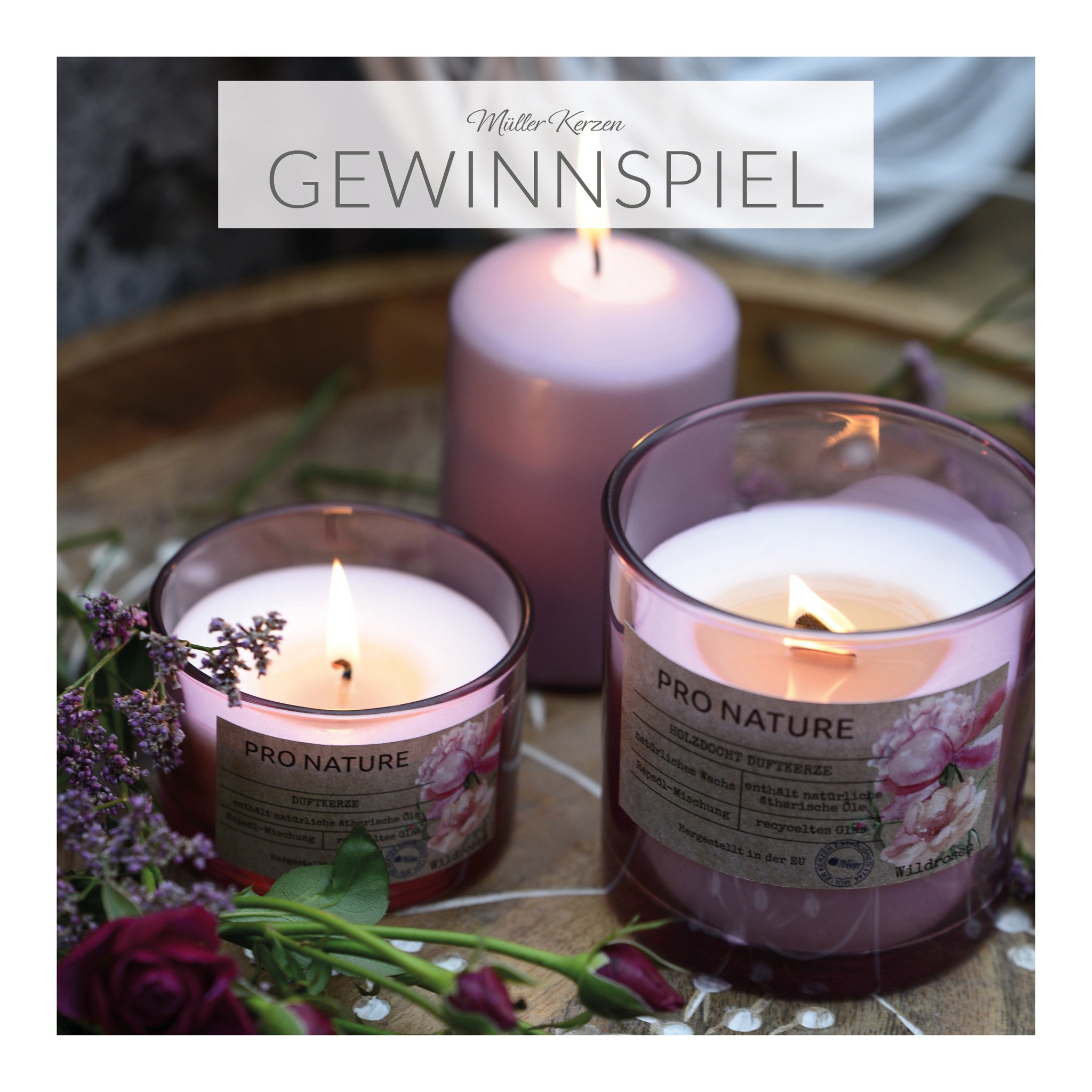 🌱 Pro Nature Gewinnspiel! 🌱⁠ Mit PRO NATURE legen wir den Fokus auf Nachhaltigkeit. Natürliche Inhaltsstoffe, Recycling-Materialien und zertifizierte Verpackungen machen diese Kerzen besonders ressourcenschonend und umweltfreundlich. Und wer sie noch