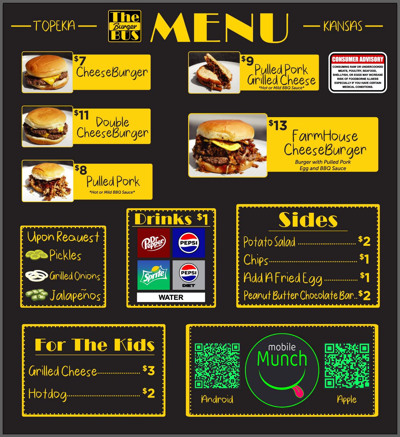 The Burger - ‼️WEEKLY BUS ROUTE‼️ UPDATED TO ADD WEDNESDAYYYYY!!! 😁🍔 📆 ...