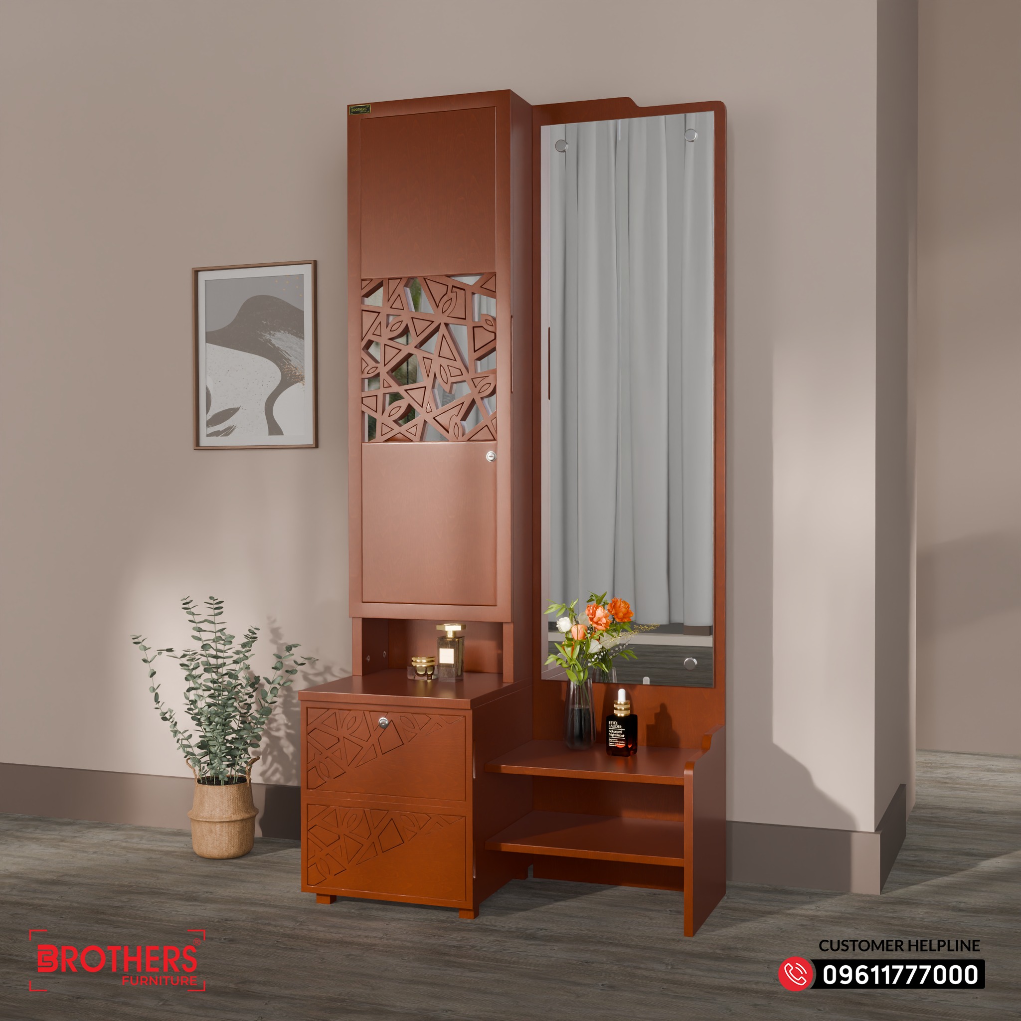 Elevate your daily routine with our Elegant Dressing Table—your personal beauty haven. Visit:https://www.brothersfurniture.com.bd /product/organize-and-admire-sophisticated-dressing-table-with-storage-407 💄 #ElegantDesign #DressingDelight 