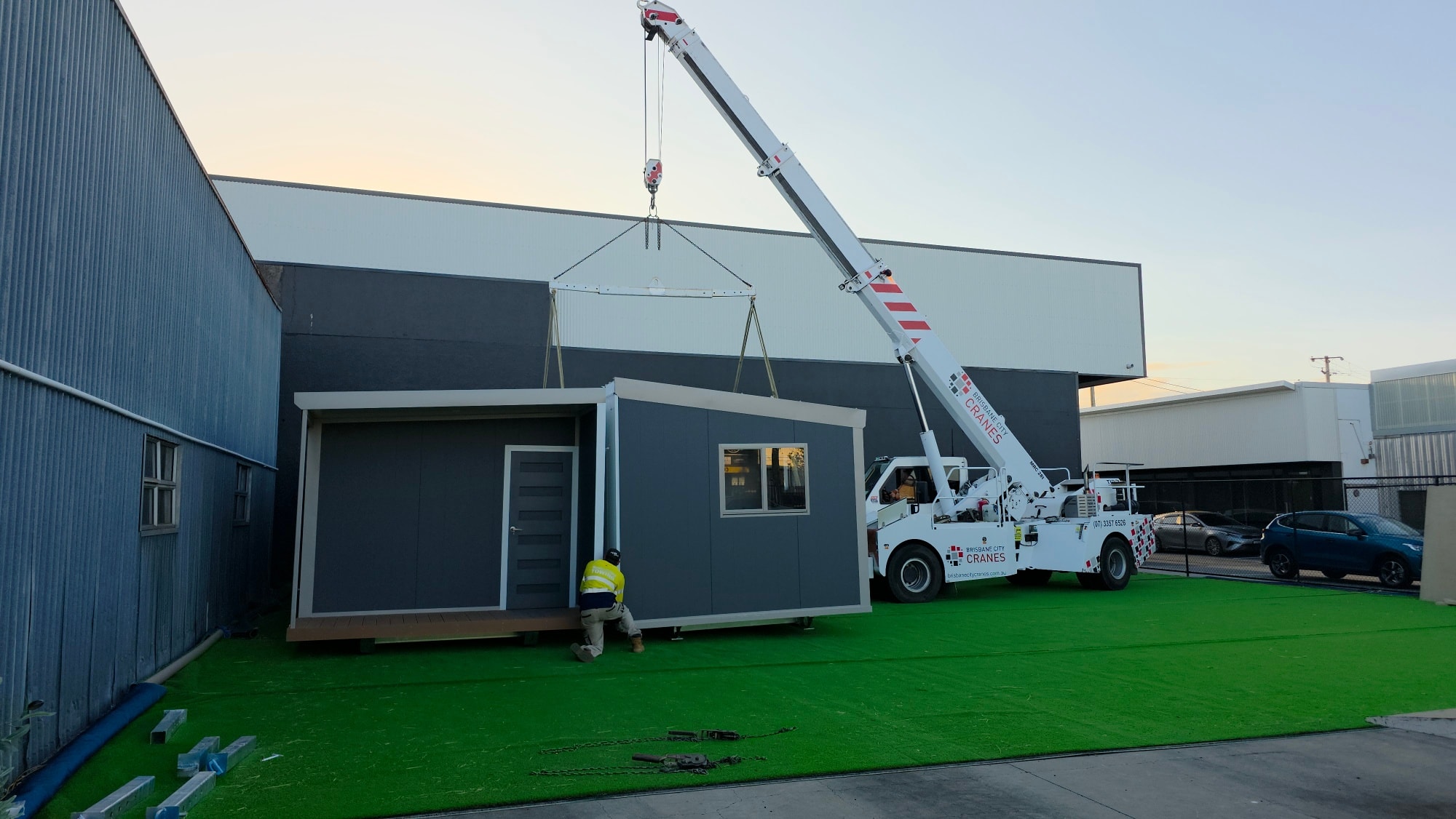 AJC Modular - Delivery day Our very first building has... | Facebook