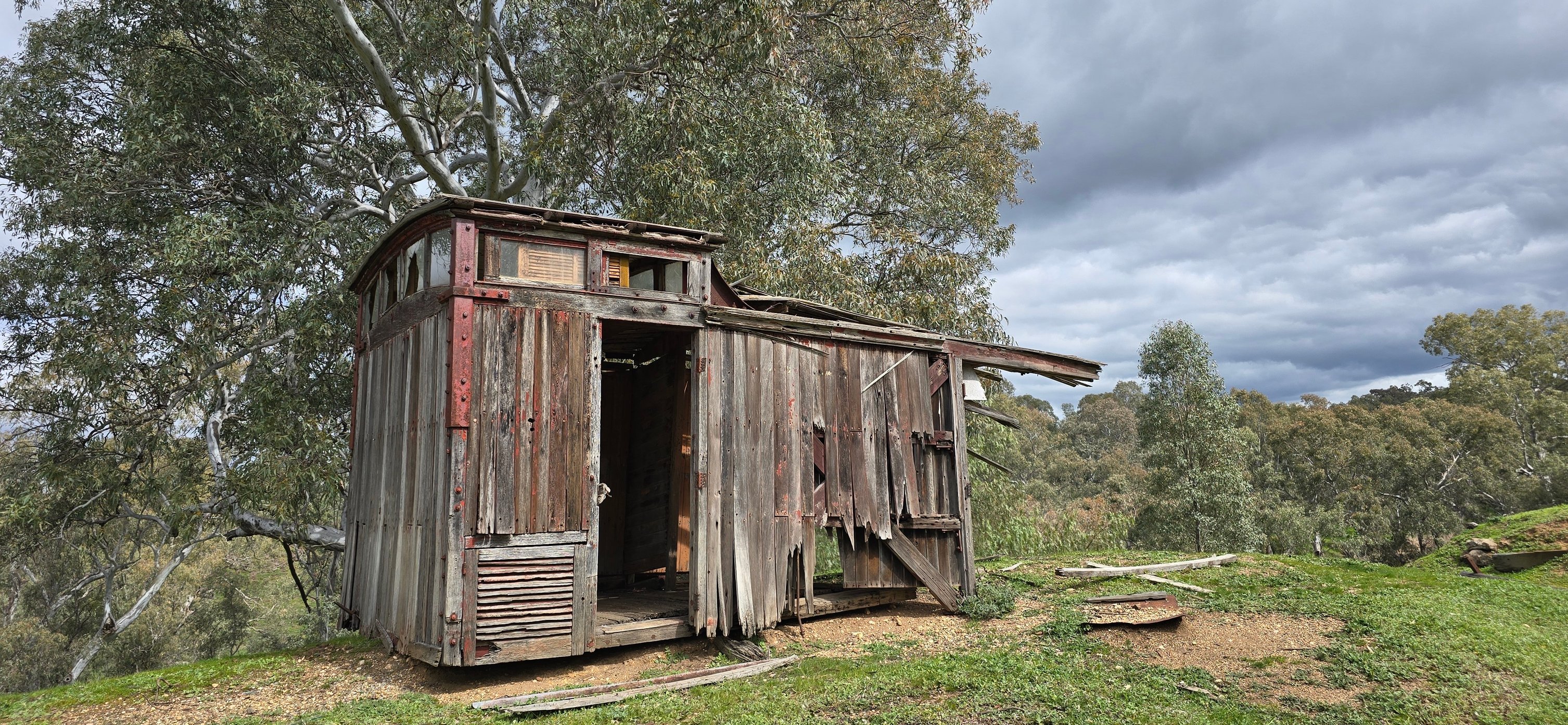 Victorian - The Axedale Campaspe River Railway Trestle Bridge and ...