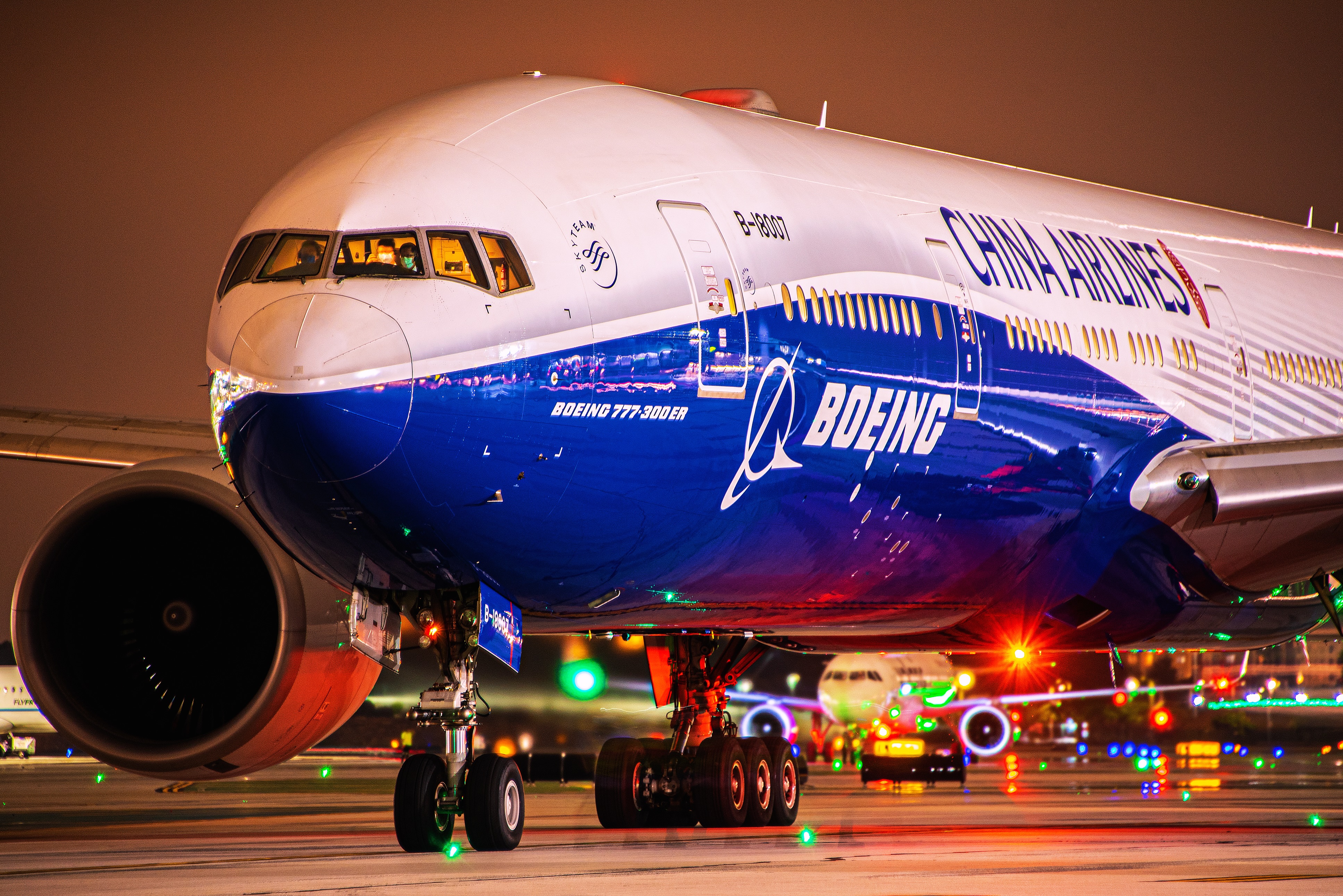China Airlines 中華航空 The Boeing Company 777-300ER in the Boeing