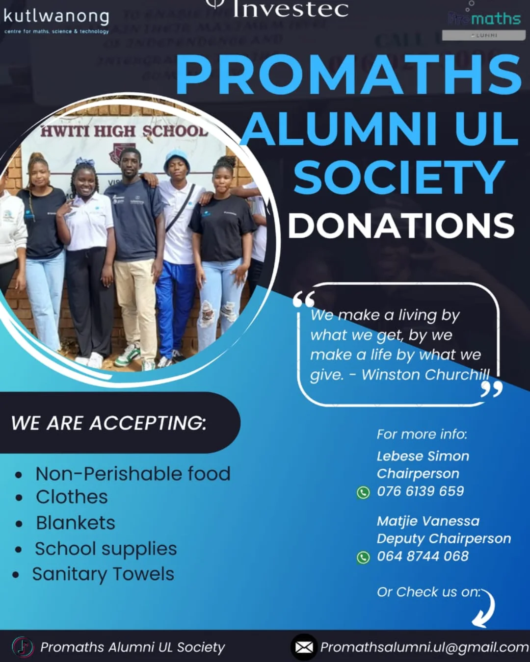 Promaths Alumni Society - National | Johannesburg