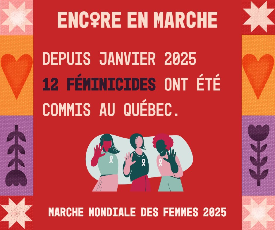 Coordination du Québec de la Marche mondiale des femmes - CQMMF added a ...