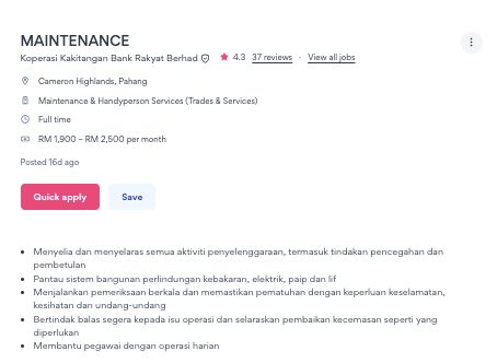 Koperasi Kakitangan Bank Rakyat... - Jawatan Kosong Terkini | Facebook