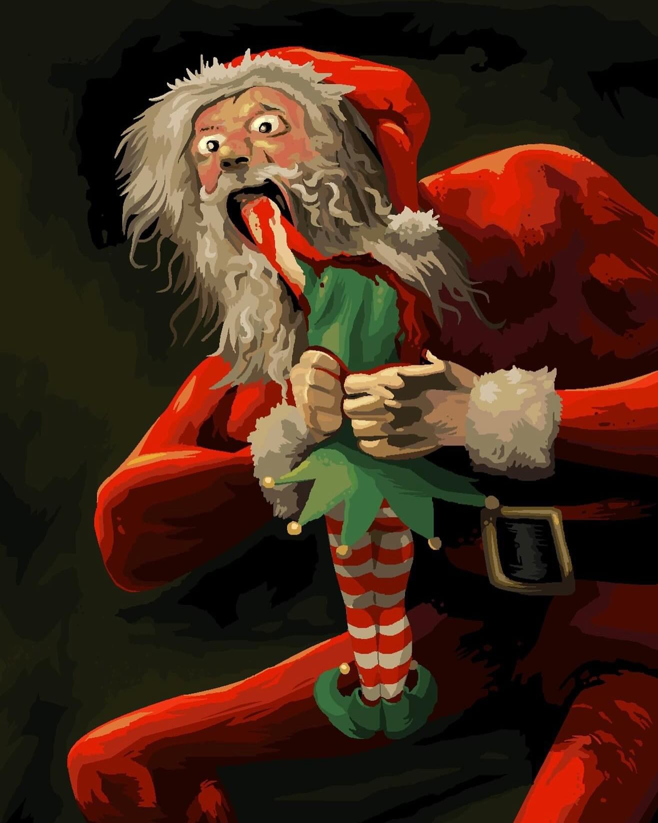 Jim'll Paint It - Goya’s ‘Santa Devouring an Elf’ Poster... | Facebook